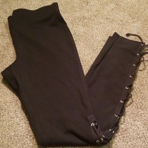 Lace Up Express Leggings